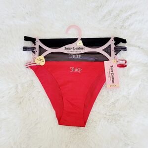 ❤️JUICY COUTURE BRAND NEW 3-PACK SEXY PANTIES SIZE S
